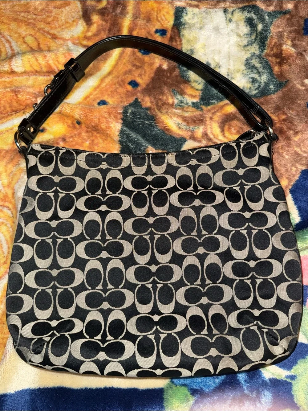 Coach Penelope Signature Sateen Shoulder Bag